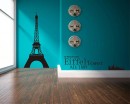 Paris Eiffel Tower Vinyl Decals Modern Wall Art Sticker